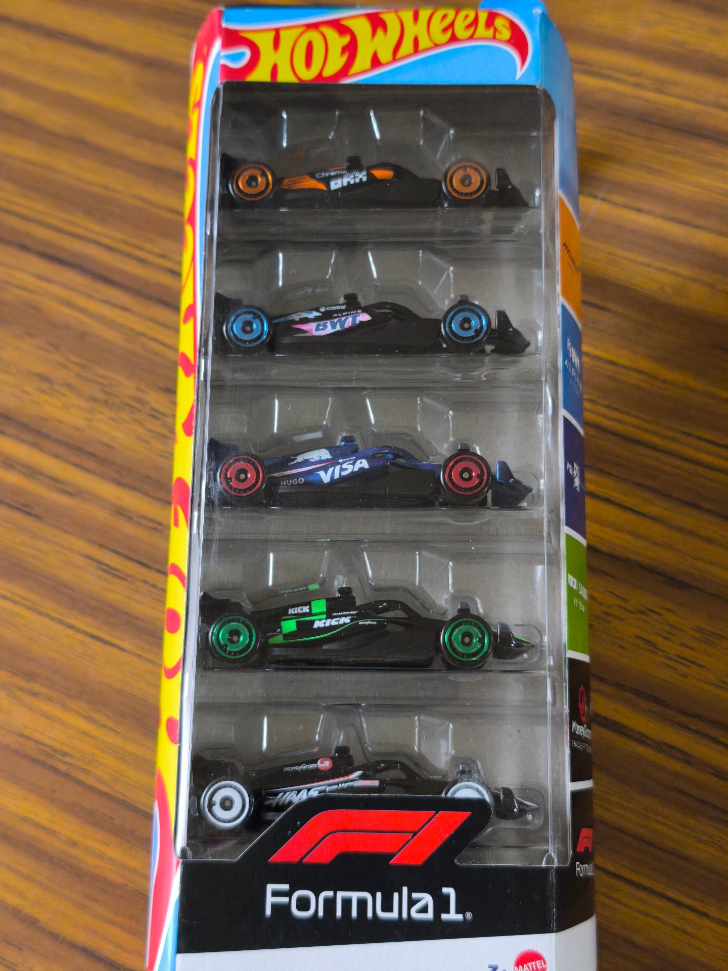 MCLAREN FORMULA 1 TEAM, BWT ALPINE F1 TEAM, RB FORMULA UNO TEAM, KICK SAUBER F1 TEAM, MONEYGRAM HAAS F1 TEAM